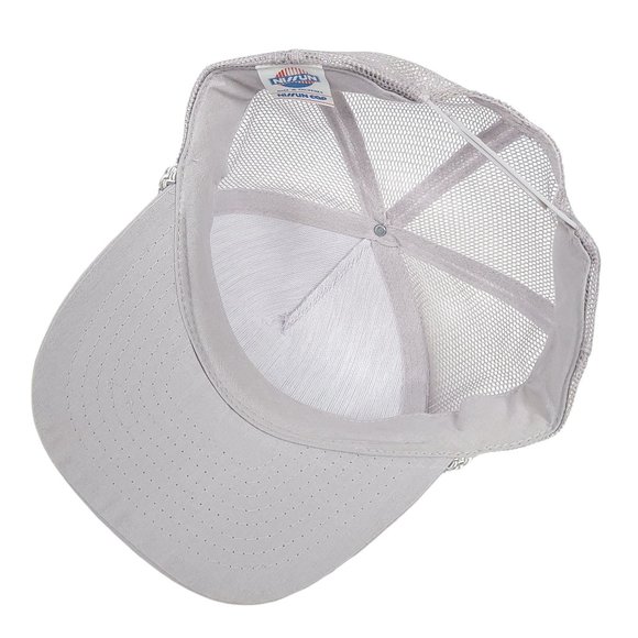 Nissun Total Electronics Mesh Snapback Cap Trucker Hat Gray - Picture 7 of 8